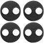 4PCS Motor Cover Motor Protector for DJI Mavic Mini/DJI mini 2/Mini SE Accessories Waterproof Dustproof Mavic Aluminium Motor Cap (Black)