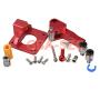 GBA-SZC Dual Gear Extruder,CR10S PRO Dual Pneumatic Joint Dual Driver Metal Extruder for Ender 3/V2/Pro/Ender 5/CR-10/CR-10S.(Dual Pneumatic)