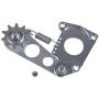 UAUS Adjustable Chain Tensioner W/Chain Guide CNC Silver Fit 415 Chain For 49cc 66cc 80cc Engine Motorized Bike Bicycle