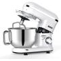 CHeflee Stand Mixer, 6 Quart, 600W Pure Copper Motor Kitchen Electric Mixer, 6+P Speed, Planetary Mixing Action, Household Food Mixer with Dough Hook, Wire Whip & Beater, White