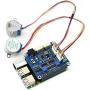 Stepper Motor HAT for Raspberry Pi,Jetson Nano Onboard Dual DRV8825 Motor Controller Built-in Microstepping Indexer Drives Two Stepper Motors Up to 1/32 Microstepping 5V 2.5A