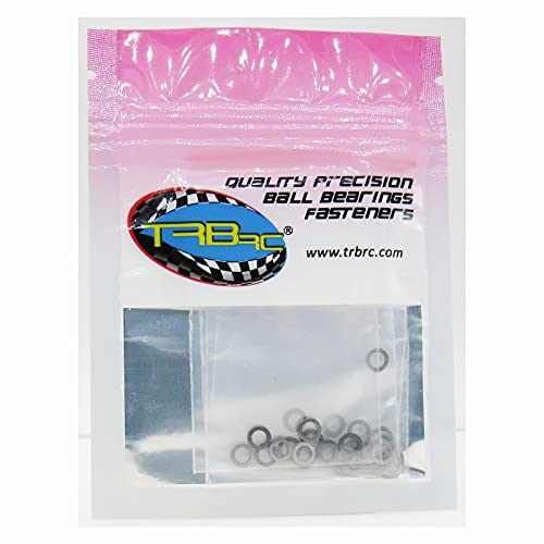 TRB RC M3x5mm Dia. Steel Shim Pack 10ea 0.1, 0.2, 0.3, 0.5mm Width