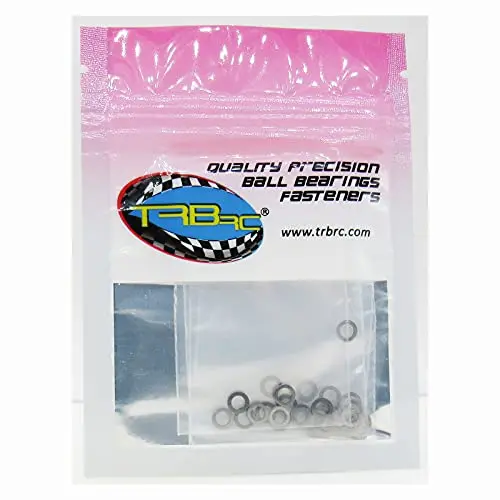 TRB RC M3x5mm Dia. Steel Shim Pack 10ea 0.1, 0.2, 0.3, 0.5mm Width