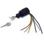 YIXIN Boat Engine MP41070 87-17009A2 Ignition Switch Compatible with Mercury Outboard Motor Control Box 3 Position 6 Wire Sierra MP41070-1 MP41070-2