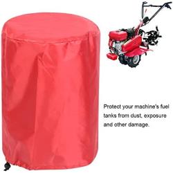 Outboard Motor Cover, Outdoor Dustproof Waterproof Sunscreen Gasoline Engine Covers, Micro Tiller Fuel Tanks Shield Cover Red 325x440mm
