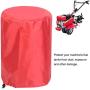 Outboard Motor Cover, Outdoor Dustproof Waterproof Sunscreen Gasoline Engine Covers, Micro Tiller Fuel Tanks Shield Cover Red 325x440mm