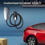 TAPTES Charger Wall Holder Mount/Cable Organizer for All Tesla Motors, Wall Connector Adapter for Telsa Model 3 Model Y Model S moedel X Accessories