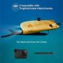 Chasing gladius MINI S Upgraded Professional Underwater Drone Set, With 4k Resolution + Eis Anti-shake Camera, Remote Control And App Remote Control, Support Multiple Mounts, Prevent Motor Jams Patent Technology, 4 Hours Runtime, Dive To 330ft Underwater 