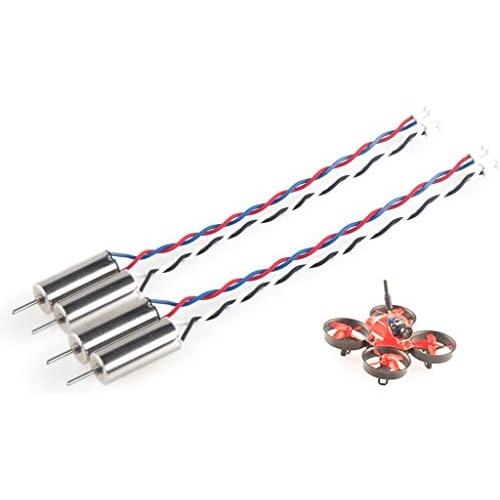 Howellp 7x20mm Motors 7mm Coreless Motors with 1.25 Plug Rubber Rings for Tiny Whoop FPV Quadcopter (720)