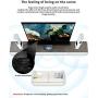 VIVIDSTORM-ALR Screens,S PRO P 110 inch Perforate Sound Transparent ALR UST Motor Tension pop-up Projector Screen 16: 9 Home Theatre System Compatible with UST Laser TV Projector,VSDSTUST110HP-WB
