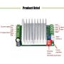 KOOBOOK 2Pcs 4.5A TB6600 TB6600HG Single Axis Stepper Motor Driver Controller Board Replace TB6560