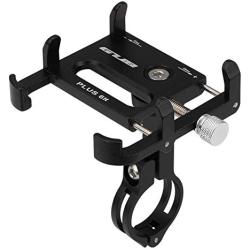 GUB Plus 6H Bicycle & Motorcycle Phone Mount, Aluminum Alloy Bike Phone Holder with 360° Rotation for iPhone 11 Pro Max X XR Xs 7s 8 Plus, for Samsung Note10/9 GPS Mount 4.0 to 7 Inch (Black)