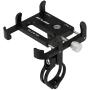 GUB Plus 6H Bicycle & Motorcycle Phone Mount, Aluminum Alloy Bike Phone Holder with 360° Rotation for iPhone 11 Pro Max X XR Xs 7s 8 Plus, for Samsung Note10/9 GPS Mount 4.0 to 7 Inch (Black)