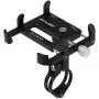 GUB Plus 6H Bicycle & Motorcycle Phone Mount, Aluminum Alloy Bike Phone Holder with 360° Rotation for iPhone 11 Pro Max X XR Xs 7s 8 Plus, for Samsung Note10/9 GPS Mount 4.0 to 7 Inch (Black)