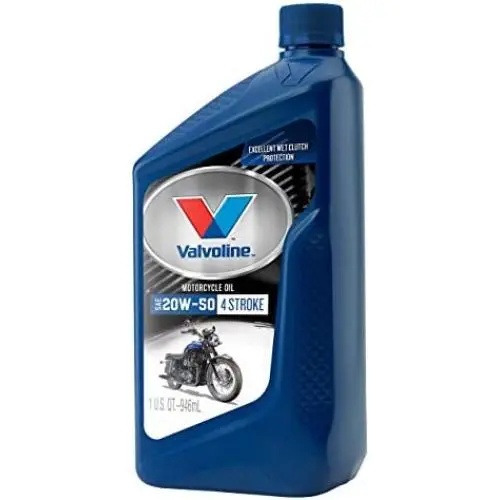 Valvoline 4-Stroke Motorcycle SAE 20W-50 Motor Oil 1 QT