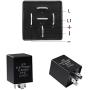 HUIQIAODS 12V 5-Pin EP27 FL27 Electronic LED Flasher Relay Fix LED Turn Signal Bulbs Hyper Flash Fix