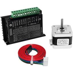Usongshine Stepper Motor Driver TB6600 4A 9-42V Nema 17 Stepper Motor Driver CNC Controller +17HS4401 Motor Single Axes Phase Hybrid Stepper Motor for CNC/42 57 86 Stepper Motor
