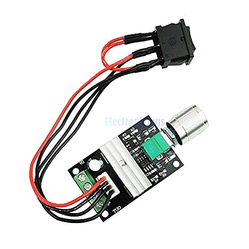 DC 6V 12V 24V 3A 80W PWM Motor Speed Control Adjustable Reversible Switch Regulator Board Governor Controller Module LED
