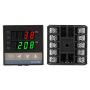 Digital Temperature Controller REX-C100FK02-V×an High Accuracy Temperature Alarm Controller for Motors, Refrigeration or Heating Products