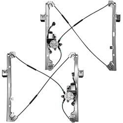 A-Premium Power Lift Window Regulators with Motor Replacement for Chevrolet Silverado 1500 2500 Tahoe GMC Yukon Sierra Cadillac Escalade Front Left and Right 2-PC Set