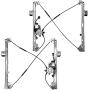 A-Premium Power Lift Window Regulators with Motor Replacement for Chevrolet Silverado 1500 2500 Tahoe GMC Yukon Sierra Cadillac Escalade Front Left and Right 2-PC Set
