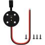 OUOU SAE Cable SAE Socket Sidewall Port,SAE Solar Waterproof Quick Connect Panel Mount Universal Flush-Mountable Connector - with 8 Mounting Screws for Motorcycle Generator Charger and More