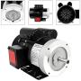 1.5HP Electric Motor 3450RPM Reversible Single Phase 56C Frame General Purpose Motor for Agricultural Machinery General Equipment 5/8