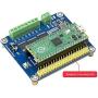 BFab DC Motor Driver Module for Raspberry Pi Pico, Driving up to 4X DC Motors Suitable for 2WD or 4WD Driving, I2C Control Interface 5V Regulator, up to 3A Output Current