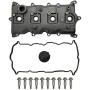 MITZONE Engine Valve Cover with Gasket Bolts & Oil Cap Compatible with 2007-2013 Nissan Altima Sentra SE-R 2.5L Part# 13264-JA00A 13270-JA00A