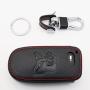 for Charger Challenger Scat psck 5 Button Leather Keyless Entry Remote Control 5 Buttons Smart Key Fob Cover Pouch Bag Jacket Case Protector Shell (Black Key Cover)