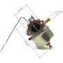 The ROP Shop Carburetor Carb for Tecumseh Stens 520-940, 056-304 H30 H35 H50 3 3.5 5 HP Motor