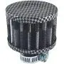 Miaowa 2PCS 12mm Air Filter Carbon Fiber Cold Air Intake Filter Breather Turbo Vent Air Intake Filter Cleaner Black Universal compatible with car and Motorcycle