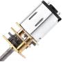 Gear Motor 6V, DC Motor Mini Electric Motor with Long M3*55MM Screw Thread Output Shaft 30RPM~500RPM(#1) for linear actuator motoriduttore 30 rpm a vite 30 rpm motor screw 2g linear servo motor nema 1