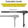 AQUOS Haswing 12V or 24V Transom Trolling Motor for Saltwater, Freshwater Fishing