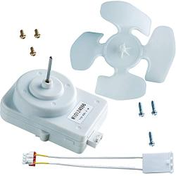 Canamax Premium W10124096 Refrigerator Condenser Fan Motor Kit - Compatible with Whirlpool Refrigerator - Replaces AP4318657, 1378525, W10124096, 2188538, 2188727, 2188728