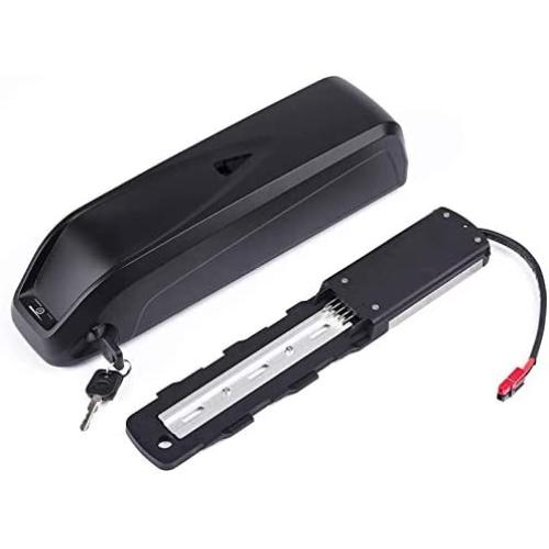 Jieoto Ebike Battery 36V 48V 10AH 10.4AH, Electric Bike Battery, for 1000W 500W Bike Motor, with Safe Lock, Charger, LED Indicator Light, for Mountain Bicycle, Cross Bike