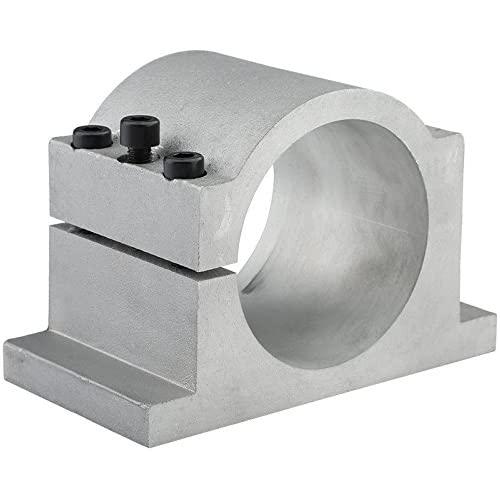 RATTMMOTOR 80mm CNC Spindle Motor Clamp Mount Bracket with 3pcs Screws for 1.5kw 2.2kw CNC Router Engraving Milling Spindle