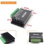 RATTMMOTOR CNC Square Mini 104W Brushless DC Spindle Motor 10800RPM ER8 42mm+Brushless Spindle Motor Driver 24V 5A Spindle Motor Controller+Spindle Motor Mount Bracket for CNC Router Milling Machine