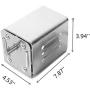 BBQ Grill Rotisserie Spit Motor for Pig Lamb Chicken Goat Charcoal Grill Barbecue Spit Rotisserie Roaster 15W 40kg/90lb Balanced Load, T-Bar Drive Shaft Stainless Steel Electric Motor, ONLY Motor
