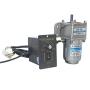 Bemonoc Electric 110V AC Gear Motor Variable Speed 6W 50/60HZ 27/33RPM Adjustable CW/CCW Controller Geared Motor and Bracket Combo