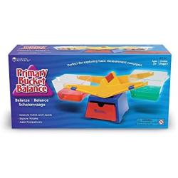 Learning Resources Primary Bucket Balance, Ages 3 and Up & Mathlink Cubes, Educational Counting Toy, Early Math Skills, Set of 100 Cubes