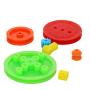 Fielect 43Pcs Plastic Gear Kit DC Motor Gears Kit DIY Gear Assortment Accessories Set for Motor Robot Various Gear Axle Belt Bushings