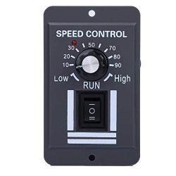DC Motor Speed Controller, DC 12-60V 40A PWM Brush Motor Speed Controller CW CCW Reversible Switch