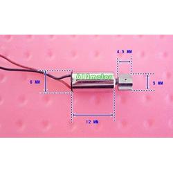Xuulan Xianglaa-Motor Mini Electric Coreless DC Vibrator Motor, Massager Accessories, DC1.5-4.5V 6 * 12mm,