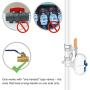 MOES WiFi Smart Water Valve, Water Shut Off Tool, Shower Timer Shutoff, Sprinkler Controller, Work with Tuya Smart Life APP, Compatible with Alexa and Google Home, No Hub Required, White