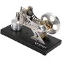 NC Hot Air Stirling Engine Motor Toy Mini Engine Generator Motor Toy Kids Physics Education Electricity Engine Generator Model Toy