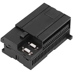 Omabeta PLC Controller, Industrial Control Board Rail Installation Relay Output Interference Prevention ABS DC 24V for Packaging