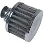 Miaowa 2PCS 12mm Mini Universal Sliver Motor Cone Cold Clean Air Intake Filter Turbo Vent Breather, Silver