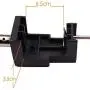 Rotary Tool Round Grinder Telescopic Hanging Stand Holder, Rotary Tool Hold Hanger Stand Clamp | Heavy Duty Flex Shaft Hanger Stand Tool for Household Instustrial Outdoor (Black)