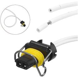 2 Wire Turbo VGT Solenoid & IPR Pigtail Harness Replacement for 6.0L Ford Powerstroke & Chevy GMC Duramax 6.6L